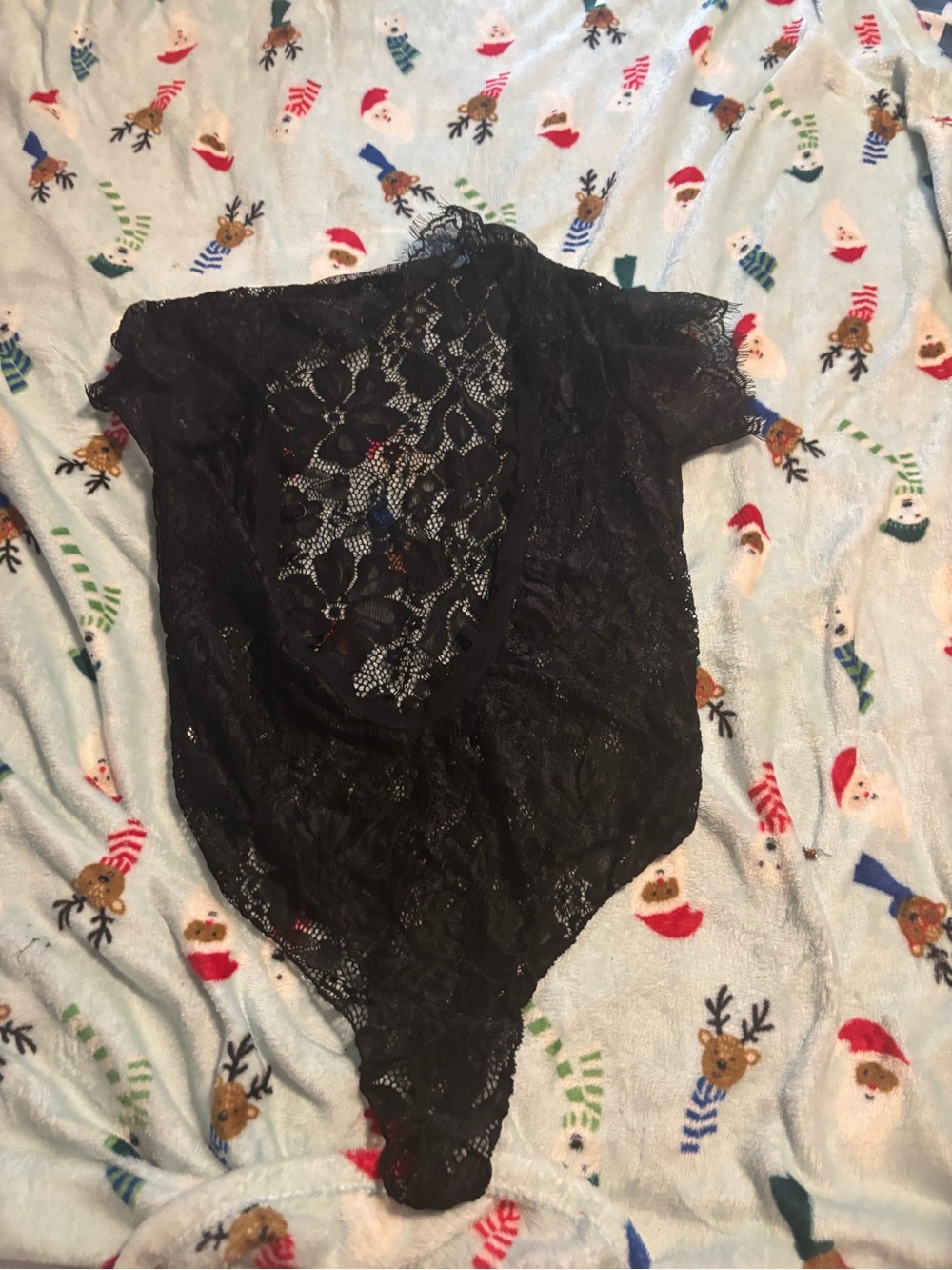 Black Lace Bodysuit